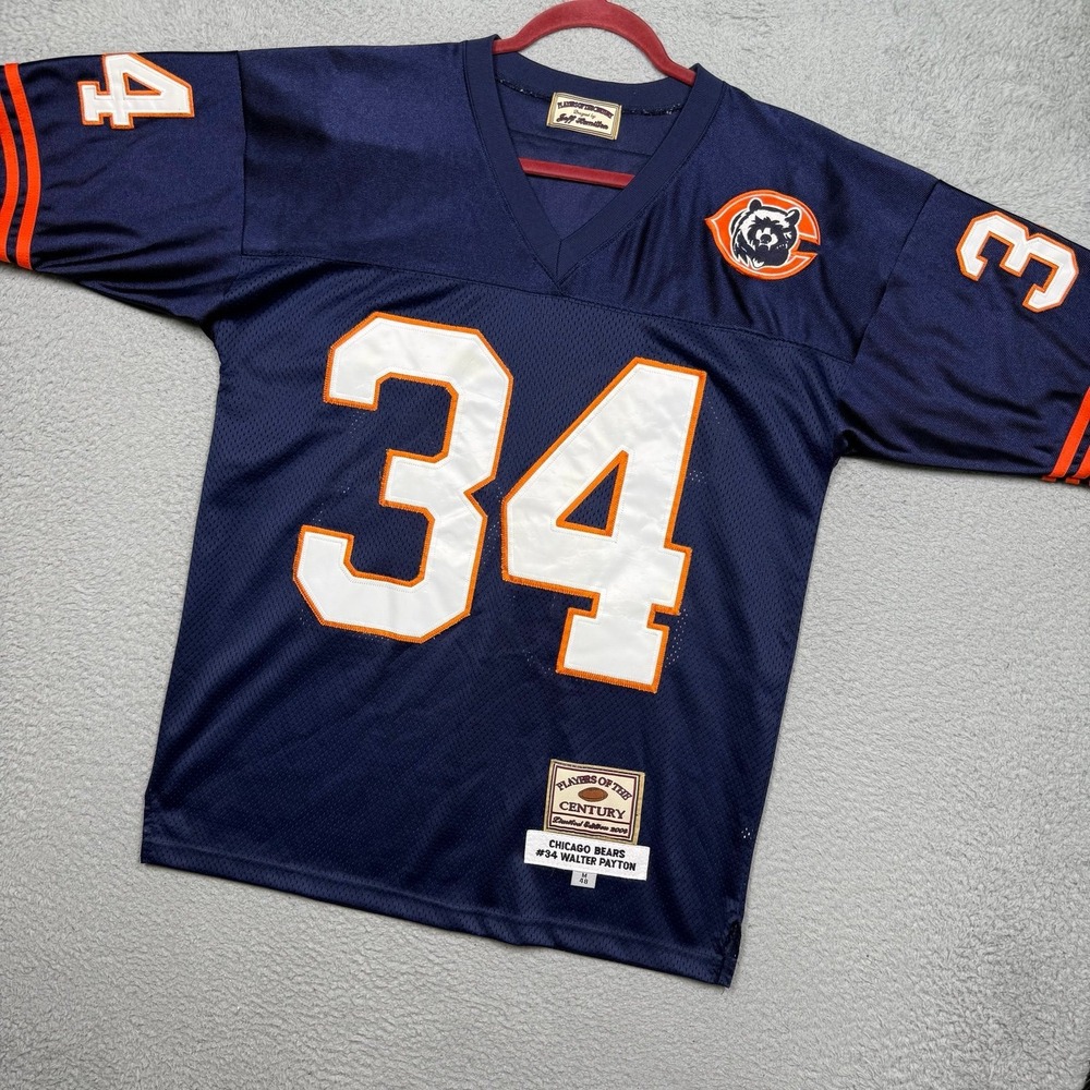 Vintage Jeff Hamilton Players of the Century Chicago Bears Walter Payton Jersey